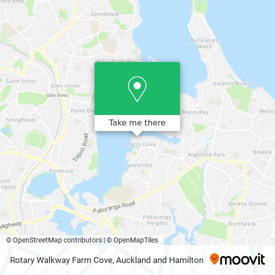 Rotary Walkway Farm Cove map