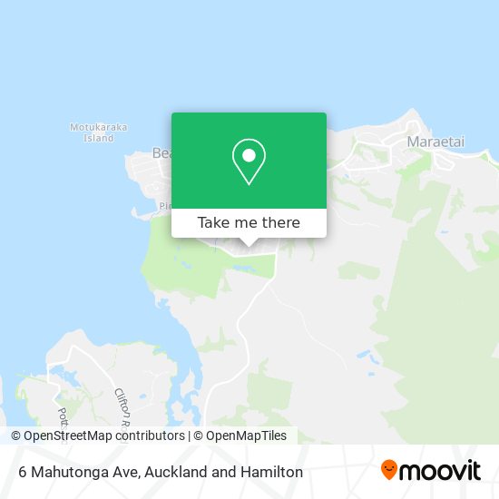 6 Mahutonga Ave map