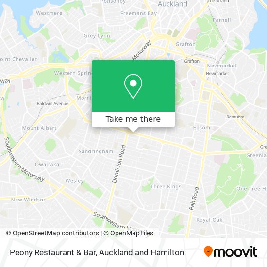 Peony Restaurant & Bar map