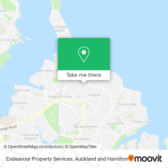Endeavour Property Services map