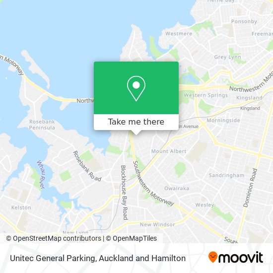 Unitec General Parking map