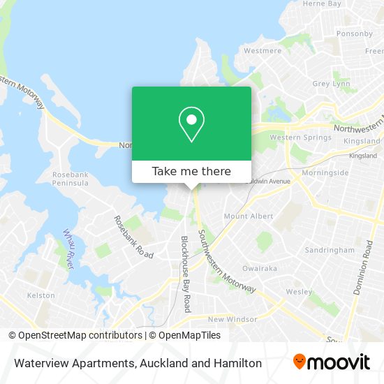 Waterview Apartments map