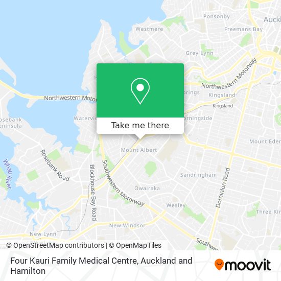 Four Kauri Family Medical Centre map