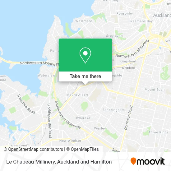 Le Chapeau Millinery map