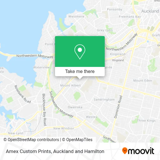 Amex Custom Prints map