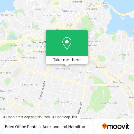 Eden Office Rentals map