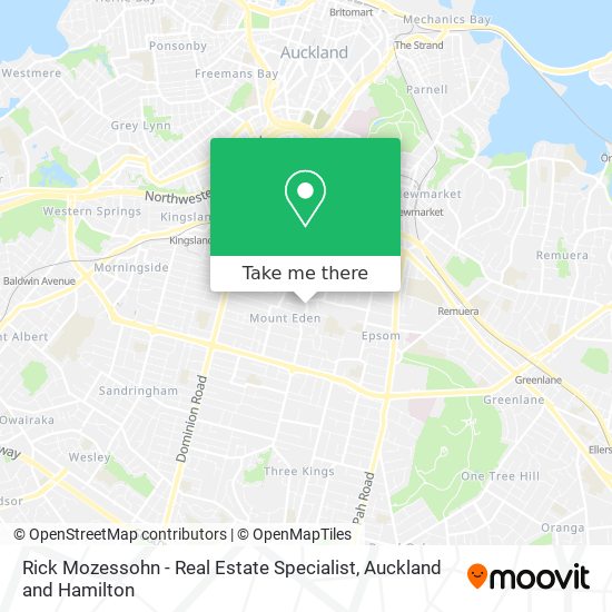 Rick Mozessohn - Real Estate Specialist map