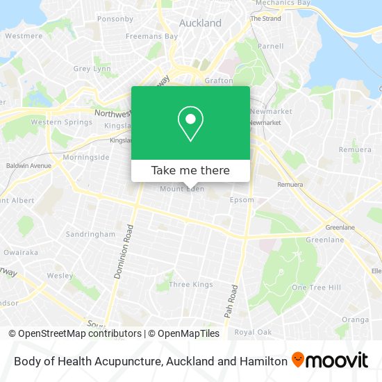 Body of Health Acupuncture map