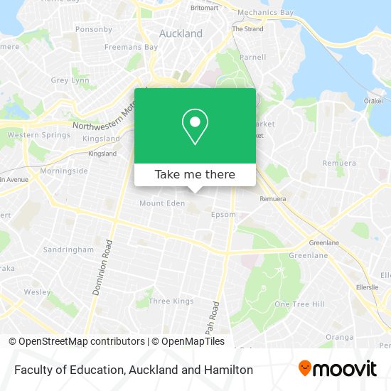 Faculty of Education map