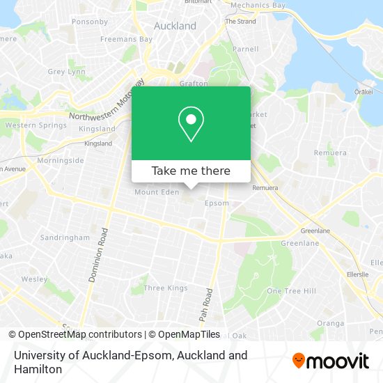 University of Auckland-Epsom地图