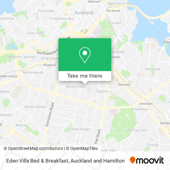 Eden Villa Bed & Breakfast map