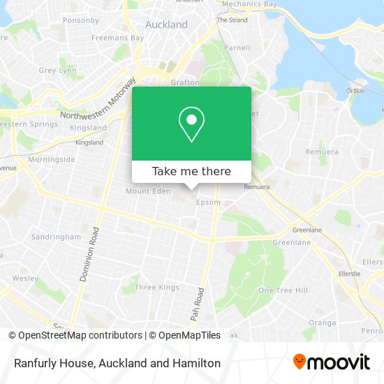 Ranfurly House map
