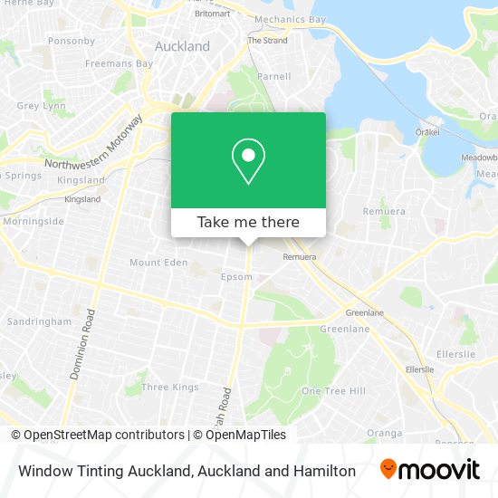 Window Tinting Auckland map