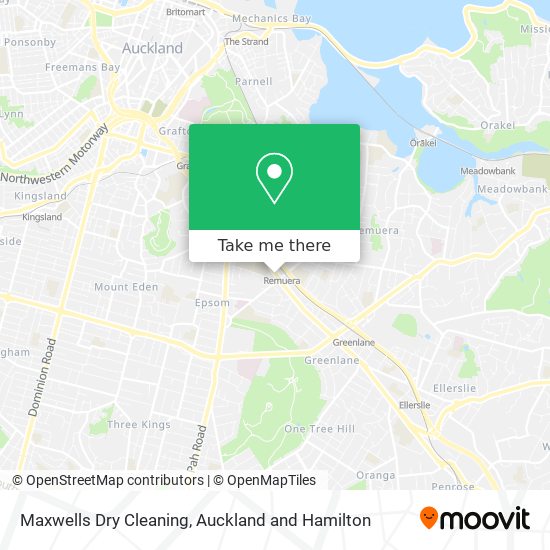 Maxwells Dry Cleaning map