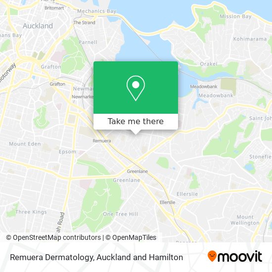 Remuera Dermatology map