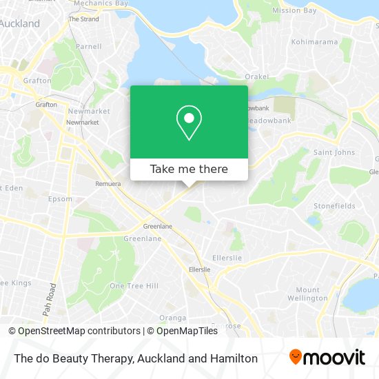 The do Beauty Therapy map