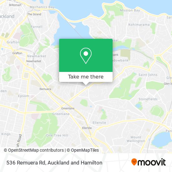536 Remuera Rd map