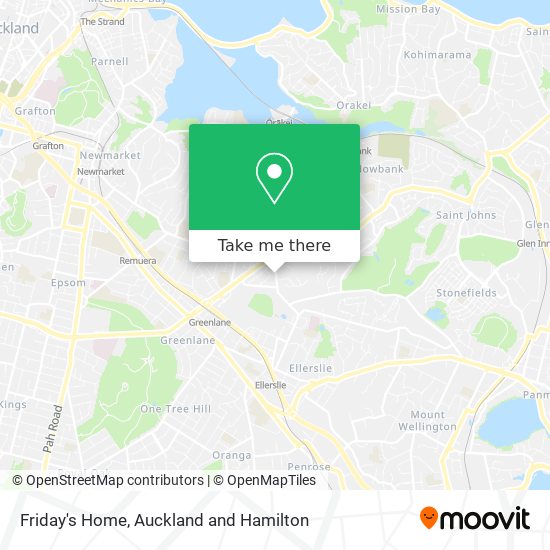 Friday's Home map