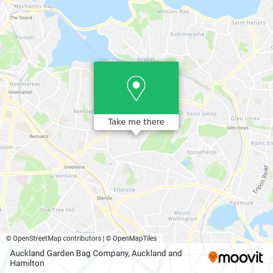Auckland Garden Bag Company map