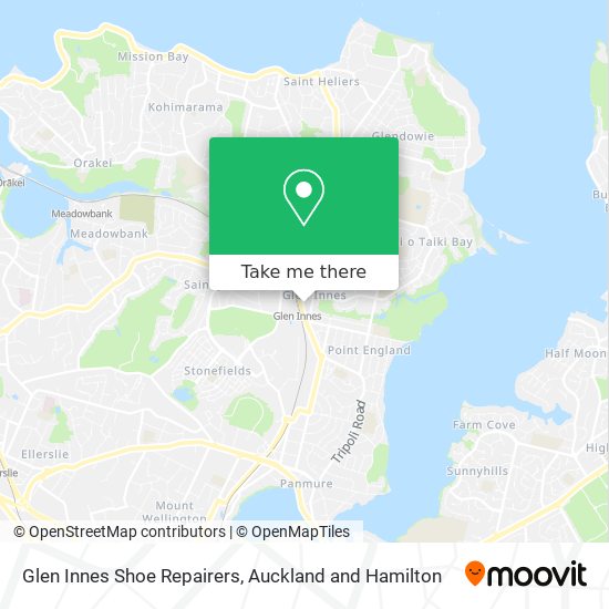 Glen Innes Shoe Repairers map