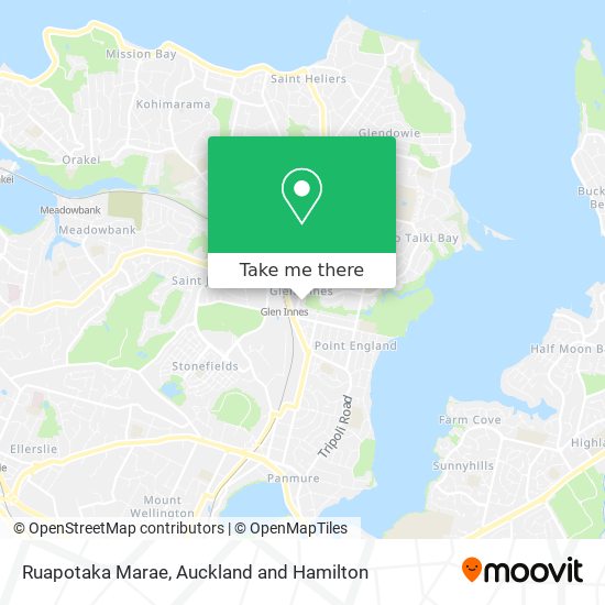 Ruapotaka Marae map