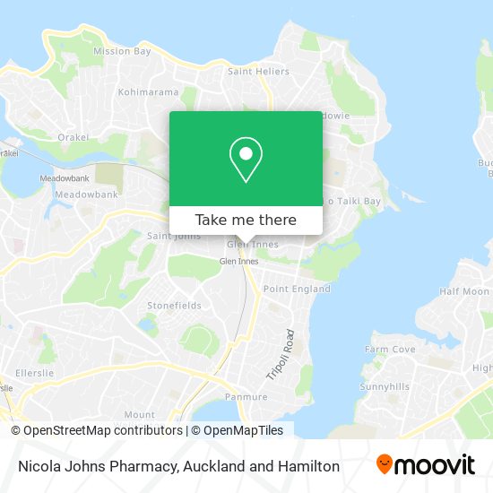 Nicola Johns Pharmacy map