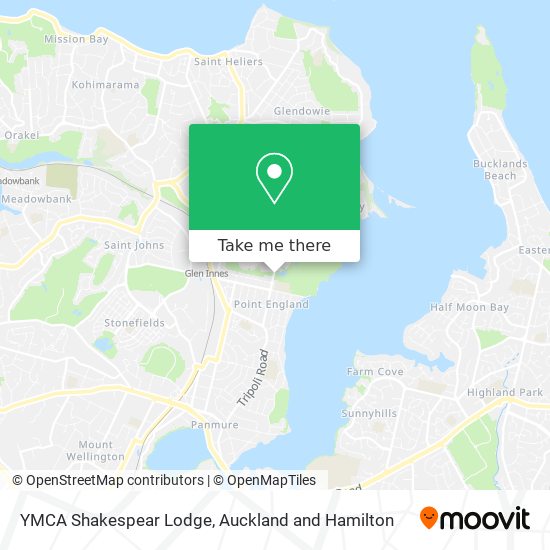 YMCA Shakespear Lodge地图