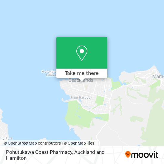Pohutukawa Coast Pharmacy map
