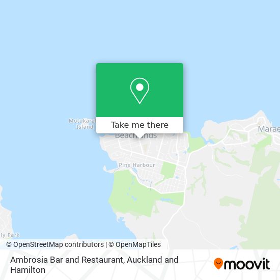 Ambrosia Bar and Restaurant map