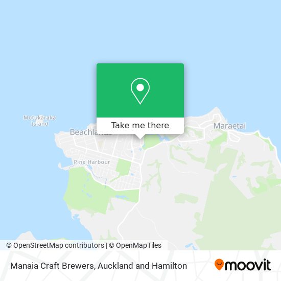 Manaia Craft Brewers map