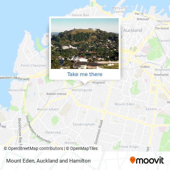 Mount Eden map