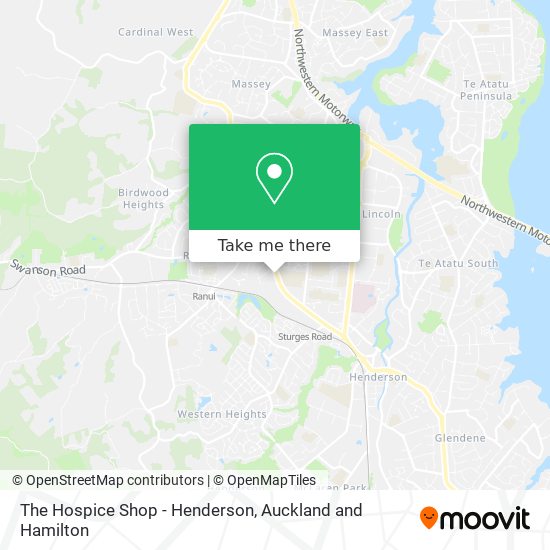 The Hospice Shop - Henderson map