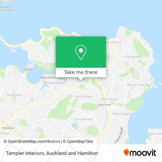 Templer Interiors map