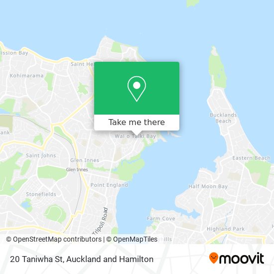 20 Taniwha St map