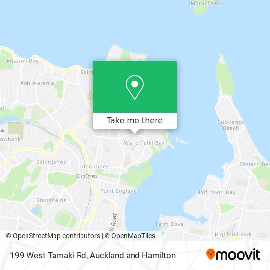 199 West Tamaki Rd map