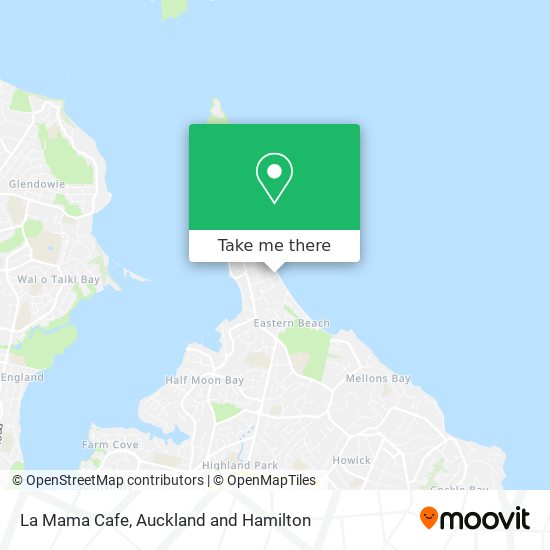 La Mama Cafe map