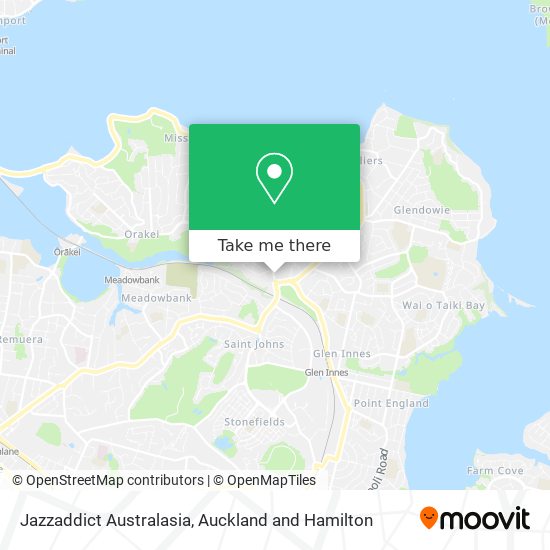 Jazzaddict Australasia map