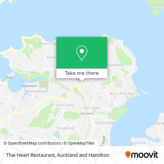 Thai Heart Restaurant map