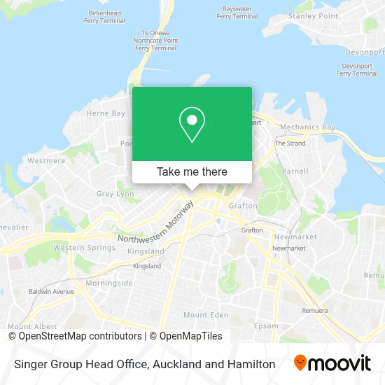 Singer Group Head Office map