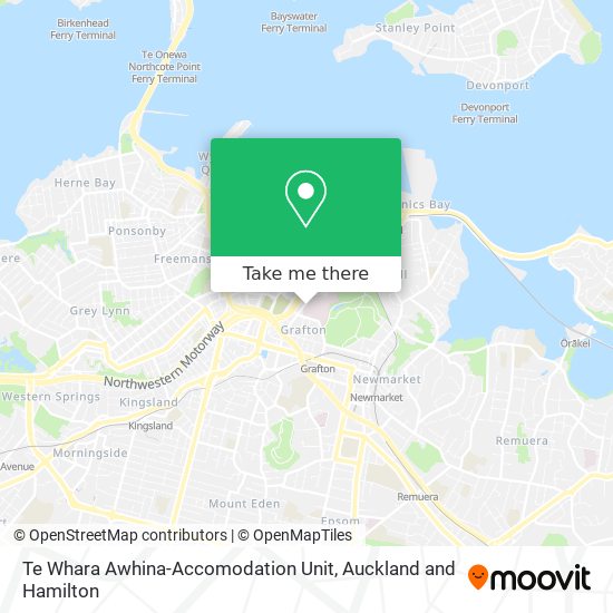 Te Whara Awhina-Accomodation Unit map