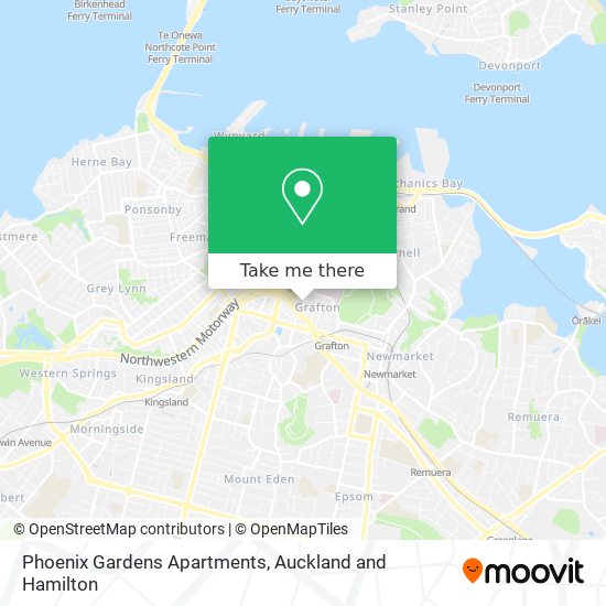 Phoenix Gardens Apartments map