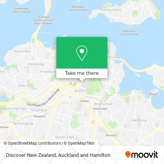Discover New Zealand map
