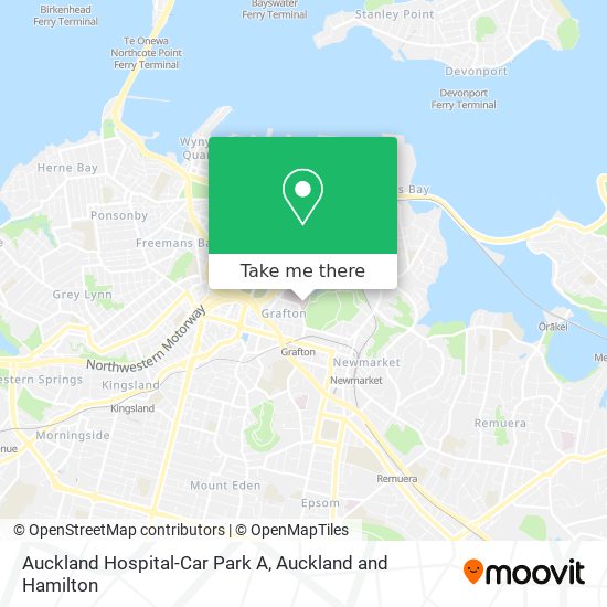 Auckland Hospital-Car Park A map