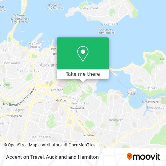 Accent on Travel map