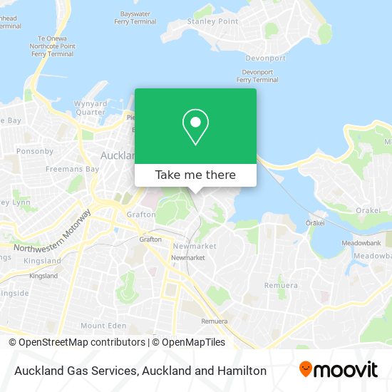 Auckland Gas Services map