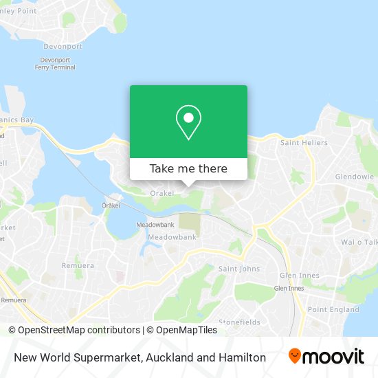 New World Supermarket地图
