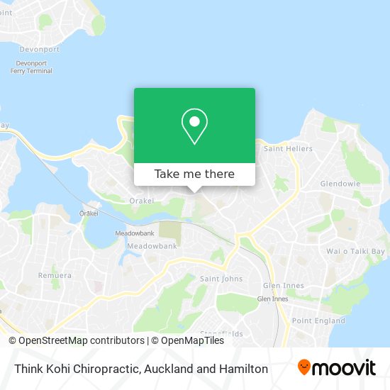 Think Kohi Chiropractic map