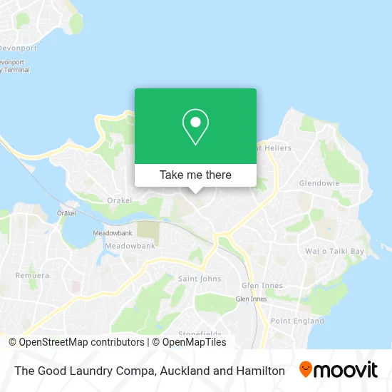 The Good Laundry Compa map