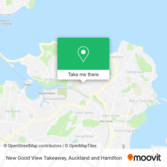 New Good View Takeaway map