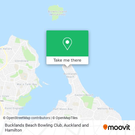 Bucklands Beach Bowling Club map